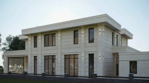 Современные белокаменные фасады: элегантность и прочность для вашего дома