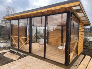 Мягкие окна для беседки: комфорт, тепло и стиль в любом сезоне